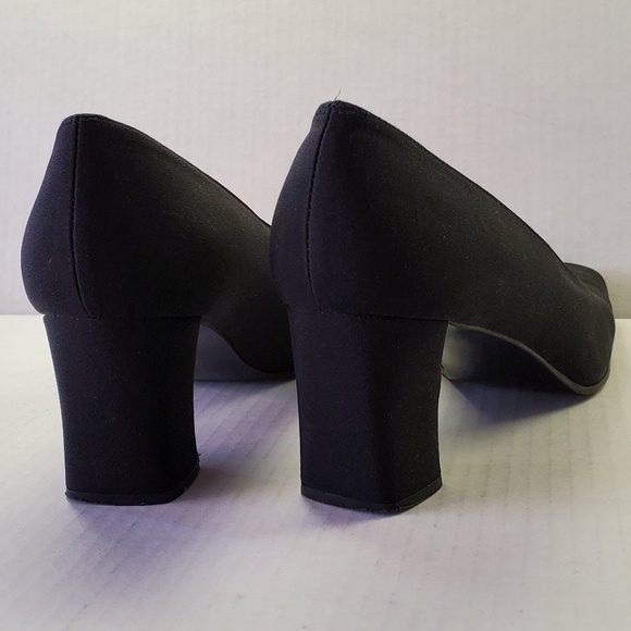 Stuart Weitzman Black Fabric Pumps - Picture 6 of 15
